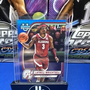 Latrell Wrightsell 2024-25 Bowman Chrome University #51 Blue Refractor /199 - Picture 1 of 2