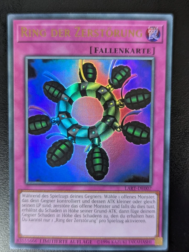 Ring der Zerstörung LART-DE007 Ultra Rare NM DE YUGIOH - Bild 1 von 1