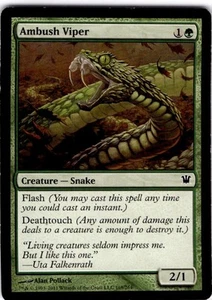 MTG Ambush Viper Innistrad Common #169 - Picture 1 of 2