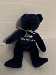 Ty Beanie Baby NFL Football Bär Plüsch Seattle Seahawks 8 Zoll Stofftier Spielzeug - Bild 1 von 4