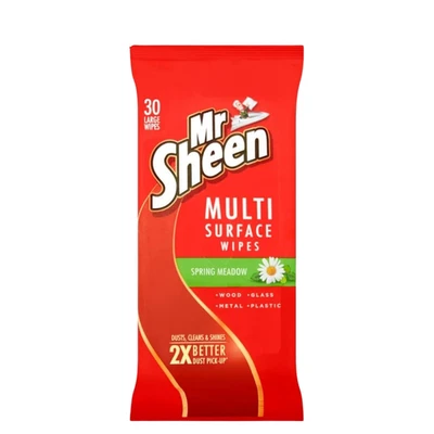 Mr Sheen Multi-Surface Spring Meadow 30 Wipes