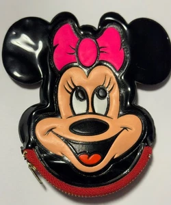 Monedero vintage años 70 Walt Disney World Minnie Mouse vinilo chirrido cambio - Imagen 1 de 3