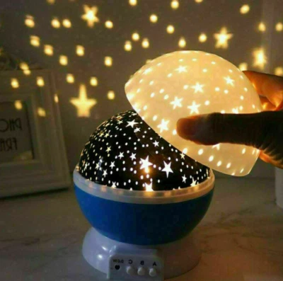 MASTER LAMPADA PROIETTORE DI STELLE BAMBINO LUCE LED NOTTURNA STELLATO BAMBINI NATALE