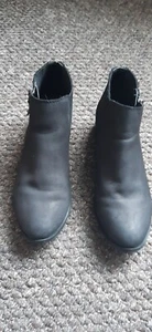 Aldo Suede Leather Black Ankle Pixy Boots Size 5.5 - Picture 1 of 11