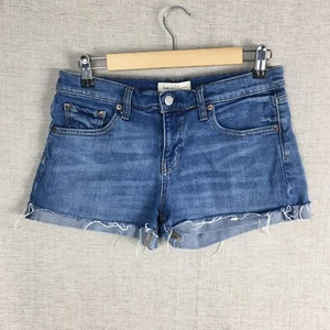 Gap 1969 3" Jeans Shorts Women's 27 Blue Denim Festival Boho Classic Retro 90s - Picture 1 of 8