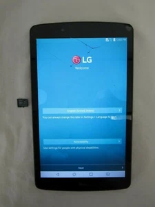 LG G Pad F LG-V496 8.0" Display 16GB Cracked Screen 5-4 - Picture 1 of 7