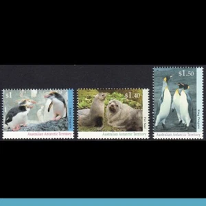 1992 Antarctic Regional Wildlife Definitives Part 2 Set of 3 Stamps MUH - Bild 1 von 1