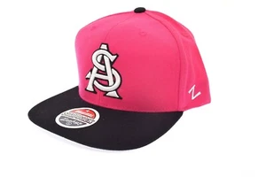 Arizona State Sundevils Pink Black Baseball Hat Zephy 1 Size Adjustable NEW - Picture 1 of 4