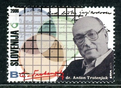 573 - SLOVENIA 2006 - Anton Trstenjak -Prominent Slovenes - Theologian - MNH Set - Image 1 of 2