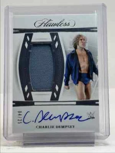 CHARLIE DEMPSEY 2024 FLAWLESS WWE VERTICAL PATCH AUTOGRAPH AUTO 04/25 - Picture 1 of 2