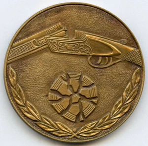 Moskauer Großer Preis Schießen Bronze Medaille 46mm 48gr!!!  - Bild 1 von 3