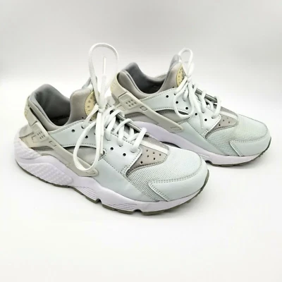 Кроссовки Nike женские Air Huarache Run 634835-030 серые низкий верх на шнуровке размер 8 - Изображение 1 из 4