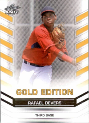 25-Count Lot RAFAEL DEVERS 2015 Leaf Draft GOLD Rookies compare Aaron Judge - Image 1 of 2