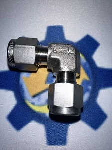 New Swagelok Stainless Steel, 1/4" Tube x 1/4" Tube, SS-400-9 Elbow Union - Picture 1 of 1