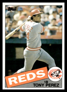 1985 Topps #675 Tony Perez Cincinnati Reds