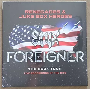 Styx Foreigner 2024 record vinyl Renegades & Juke Box Heros sealed new 885/5000 - Picture 1 of 5