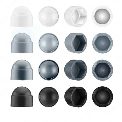 bolt nut protection caps cap cover for screws hexagonal plastic dome screw  - Bild 1 von 4