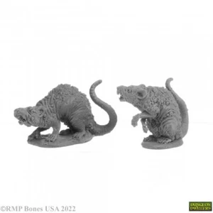 BARROW RATS Reaper Miniatures Bones USA Dungeon Dwellers REM07035 D&D - Picture 1 of 4