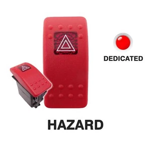 Interruptor basculante rojo Carling 273.050 serie J contura ii 12v j1 peligro dp 1x LED... - Imagen 1 de 4