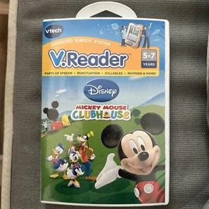 Vtech - V.reader Software Cartridge Mickey Mouse Clubhouse Reading Phonics 5-7 - Picture 1 of 3