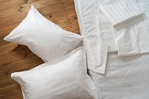 Bettwäsche 20 mm Streifen 100% Baumwolle Kissenbezug Bettbezug Größe wählbar - Bild 1 von 1