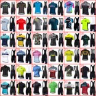 Mens Cycling Jersey Suit Short Sleeve Riding Shirt Bib Shorts Kits Bike Clothing