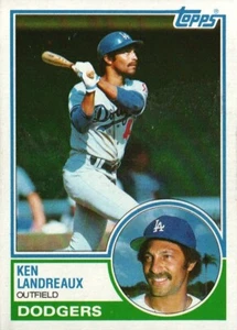 1983 Topps Baseball #376 - Ken Landreaux - Los Angeles Dodgers 83-1655 - Photo 1 sur 2