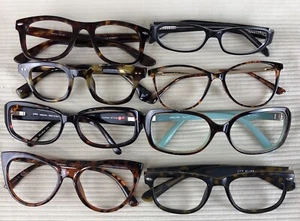LOT 8 Eyeglass Frames Only Various Brand Tortoise Betsey Johnson Imp Kirkland ++ - Picture 1 of 8