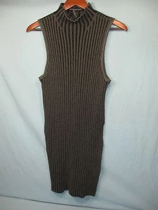 Nuevo con etiquetas Vestido Suéter Rock & Republic Para Mujer Gris Carbón Sin Mangas - Imagen 1 de 6