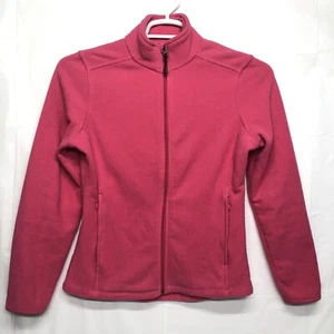 Champion Girls Fleece Jacket Full Zip Pink Size Small Zipped Pockets - Picture 1 of 12