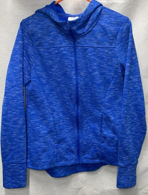 Chaqueta Danskin Now, talla M (8-10) con cremallera y capucha, ropa deportiva Foto 1 de 3