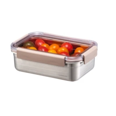 Locknlock Stainless Steel Modular Lunch Box 1.0L / Food Container Korea BPA FREE - Image 1 of 4