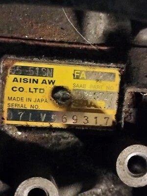 04-11 SAAB 9-3 MOTOR 2.0L TRANSMISIÓN AUTOMÁTICA 110K MILLAS FABRICANTE DE EQUIPOS ORIGINALES GARANTÍA PROBADA Foto 1 de 4