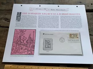 Romance Roman Martyr Love 1982 First Day Issue Stamp Commemorative Display - Picture 1 of 3