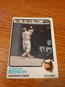 1973 Topps Johnny Bench Cincinnati Reds #380 Baseball Card - Picture 1 of 8