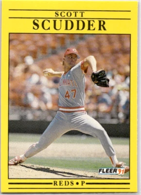 1991 Fleer - #81 Scott Scudder - Image 1 of 2