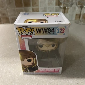 Funko Pop! WONDER WOMAN Heroes WW84 #347 ECCC Esclusiva Edizione Limitata Danni - Foto 1 di 2