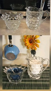 Vintage Fostoria Kerzenset - Bild 1 von 9