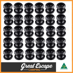 Ute Rope Buttons - Saint - S308B-T - 30 Pack - Bungee Boat Tarp Tonneau Knobs - Picture 1 of 4
