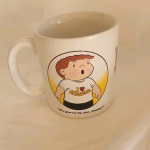 vintage comic coffee mug family circus 80s coffee cup 1983 newspapaer comics - Picture 1 of 6