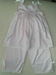Bella Luna by Strasburg Girls Size 8 Y Dress Top & Pantaloon Pants Outfit Bows - Picture 1 of 18