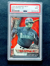 1994 Bowmans Best #40 Ken Griffey Jr. "RED" PSA 9 Seattle Mariners HOF