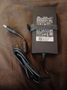 Neuve Alim PS ORIGINALE Dell 130W 19.5V - LA130PM190 - Dell DP/N 063P9N + Câble - Afbeelding 1 van 7