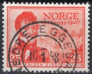 Noruega 1947 1859 NK 362 SON Nedre Eggedal 16 1 48 (BU) - Imagen 1 de 1