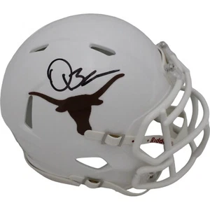Quinn Ewers Autographed/Signed Texas Longhorns Speed Mini Helmet Beckett 47638 - Picture 1 of 3