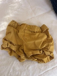Old Navy Girls Size 5t Adjustable Shorts Gold Yellow - Picture 1 of 3