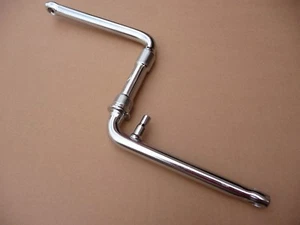 1 piece BMX Crank 170mm - Chrome for Old school Retro Vintage - Picture 1 of 7