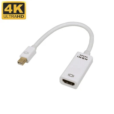 Mini Display Port DP To HDMI Adapter Cable 4K For Macbook Pro Air Mac Surface - Image 1 of 4