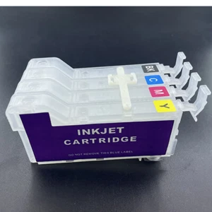Empty Refillable Ink Cartridge For Epson WF-7840 WF-7830 WF-7310 4830 No Chip - Picture 1 of 3