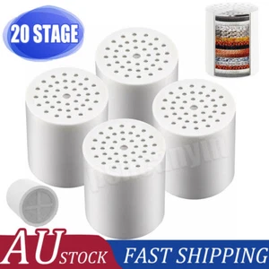 4Pack 20 Stage Shower Filter Replacement Cartridge Universal Hard Water Softener - Picture 1 of 11